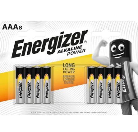 Energizer Industrial AAA-Batterien, Zink-Mangandioxid, 1.5V, Flachkontakt Anschluss