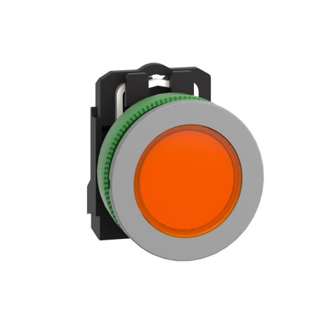 Schneider Electric Leuchtmelder Harmony XB5 XB5F 24V Ac/dc Orange, Ausschnitt-Ø 30.5mm LED Bündige Montage IP66, IP67