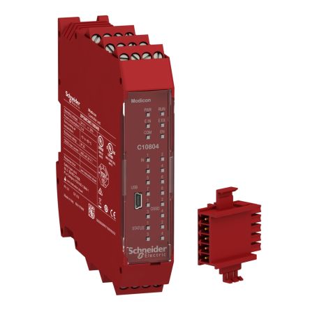 Schneider Electric XPSMCM Controller, 8 Eing. PNP Ausg.Typ PNP, Sicherheitseingang Eing.Typ Für Erweiterungsmodule 24 V