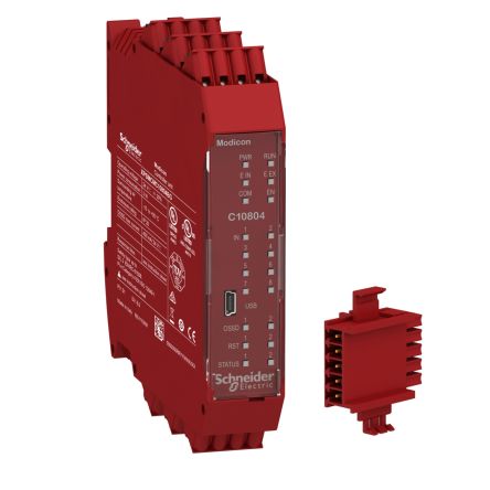 Schneider Electric XPSMCM Controller, 8 Eing. PNP Ausg.Typ PNP, Sicherheitseingang Eing.Typ Für Erweiterungsmodule 24 V