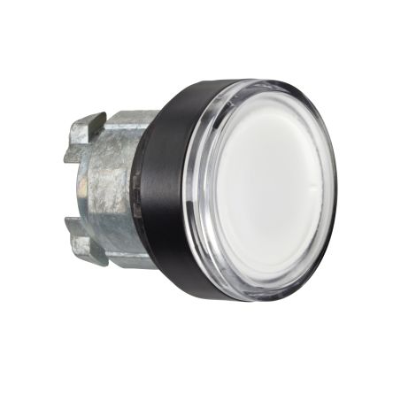 Schneider Electric Harmony XB4 Drucktastenkopf Ø 22mm, Weiß Mit Federrückstellung Rund, IP66