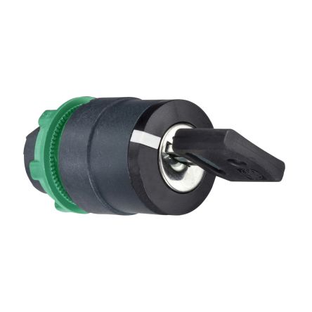 Schneider Electric ZB5 Wählschalterkopf Schwarz 3-Positionen 22mm Schlüsselschalter