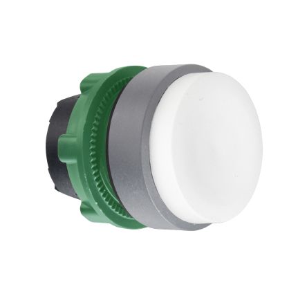 Schneider Electric Cabezal De Pulsador Serie Harmony XB5, Ø 22mm, De Color Blanco, Redondo, Pulsar Pulsar