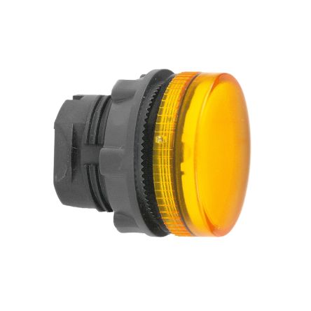 Schneider Electric ZB5 Leuchtmelder-Frontelement, Tafelausschnitt-Ø 22mm, Orange Rund Kunststoff