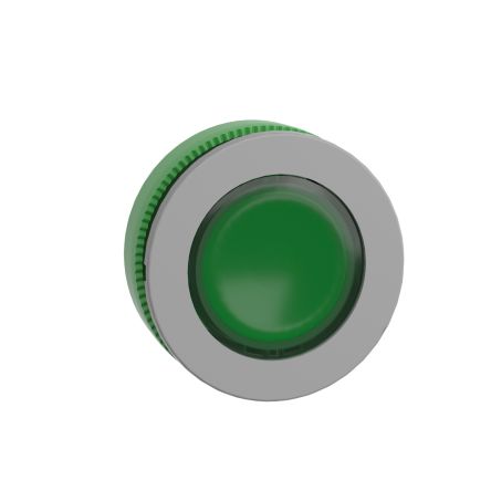 Schneider Electric Harmony XB5 Series Green Illuminated Spring Return Push Button Head, 22mm Cutout, IP66, IP67