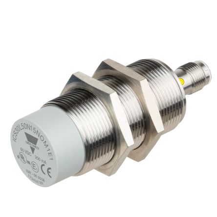 Carlo Gavazzi Sensor Inductivo, M30 X 1.5, Alcance 22 Mm, Salida NPN, 8 → 60 V Dc, IP67, IP68, IP69K