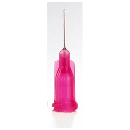 OK International Red Needle Nozzle Dispensing Tip, 25 Gauge