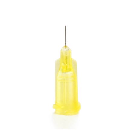 OK International Yellow Needle Nozzle Dispensing Tip, 32 Gauge