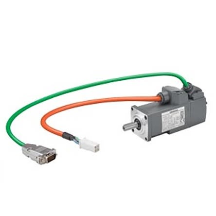 Siemens Servomotor Síncrono, Giro Horario, S-1FL6, 230 V, 0,05 KW, Montaje Montaje En Reborde