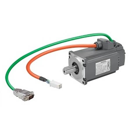 Siemens S-1FL6 Clockwise Synchronous Servo Motor, 0.2 KW, 230 V, Flange Mount Mounting