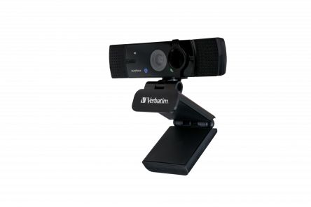 Verbatim Webcam 49580, USB 2.0, 15.9MP, Resolución 3840 X 2160, Con Micrófono