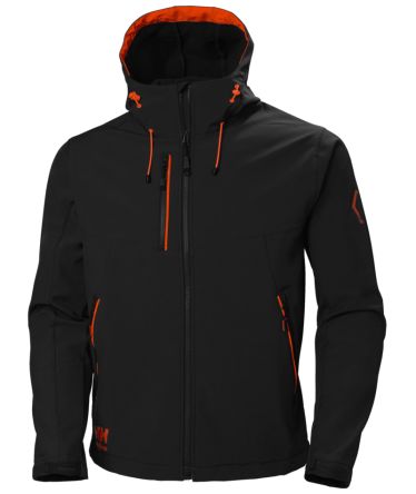 Helly Hansen 74140 Herren Softshell Jacke, Wasserdicht Schwarz, Größe S