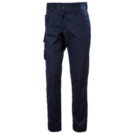 Helly Hansen Pantalon 77525, 81cm Homme, Bleu Marine En Coton, Polyester, Léger, Extensible