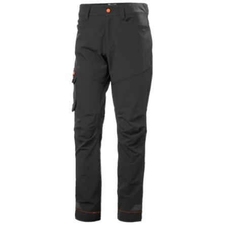 Helly Hansen Pantaloni Nero 6% Elastane, 94% Poliammide Per Uomo, Lunghezza 85cm Leggero, Elastico 77574 41poll 104cm