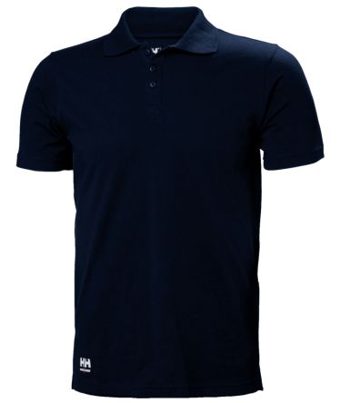 Helly Hansen 79167 Polohemd, 100 % Baumwolle Marineblau, Größe 5XL