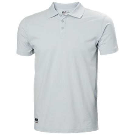 Helly Hansen 79167 Polohemd, 100 % Baumwolle Grau, Größe M