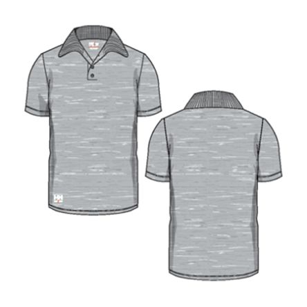 Helly Hansen Polo 79167 De 100% Algodón De Color Gris, Talla 3XL