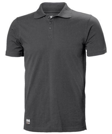 Helly Hansen Polo Grigio Scuro 79167, 3XL, In 100% Cotone