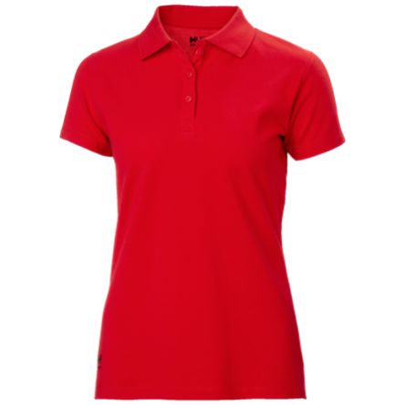 Helly Hansen Polo 79168 De 100% Algodón De Color Rojo, Talla S