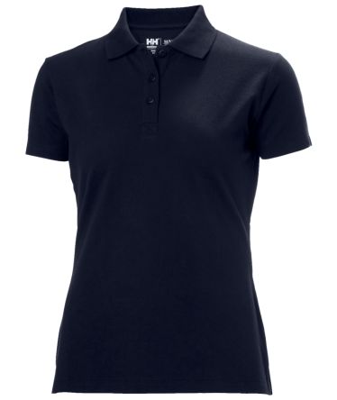 Helly Hansen Polo Blu Navy 79168, L, In 100% Cotone