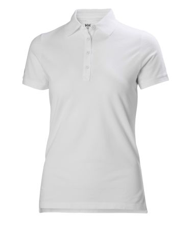 Helly Hansen Polo 79168 De 100% Algodón De Color Blanco, Talla L