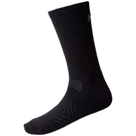 Helly Hansen Socken, 3 % Elastan, 26 % Polyamid 71 % Baumwolle Schwarz, Größe 39 → 42