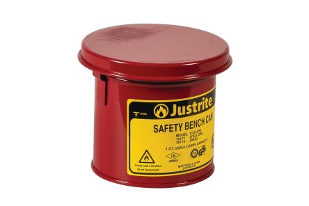 Justrite Polyethylene Plunger Can, 1L