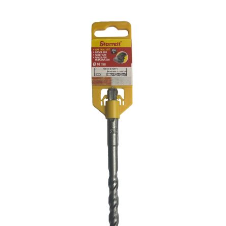 Starrett Punta SDS, Punta Al Carburo, Ø 10mm, Lunghezza 160 Mm