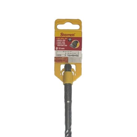 Starrett Broca SDS Con Punta De Carburo, Diámetro 10mm X 460 Mm