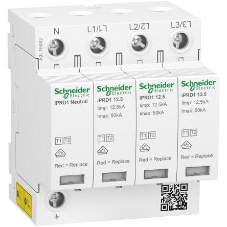 Schneider Electric Serie A9L, Überspannungsableiter, Klemmbefestigung, 1,5kV Acti9 A9L