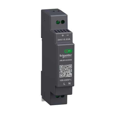 Schneider Electric Alimentation Pour Rail DIN, Série Modicon, 24V C.c.out 625mA, 240V C.a.in, 15W