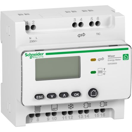 Schneider Electric Energiemessgerät LCD / 1-phasig