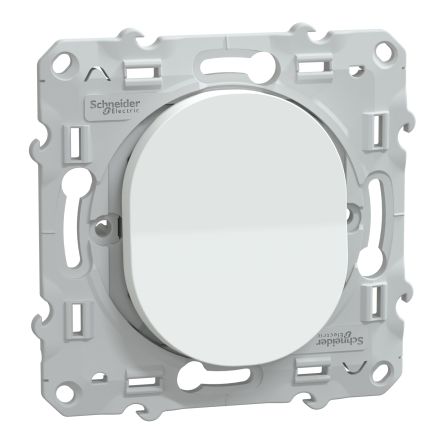 Schneider Electric Ovalis C Series Schaltereinsatz Weiß 1-Pole 10A 2-Weg