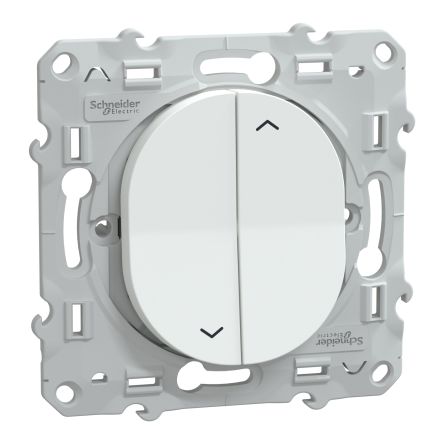 Schneider Electric Ovalis C Series Schaltereinsatz Weiß 6A