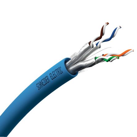 Schneider Electric Actassi Ethernetkabel Cat.7a, 500m, Blau Verlegekabel, PE