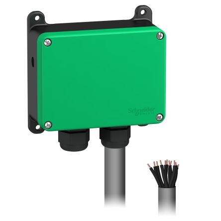 Schneider Electric Harmony EXLhoist Series Green ABS, PC Junction Box, IP66, 120 X 117 X 51mm