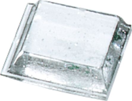 3M Selbstklebende Füße, Klebstoff, Zulaufend Quadratisch, 3.9mm, Transparent, ø 19.9mm, PUR, L. 12.7mm, B. 12.7mm