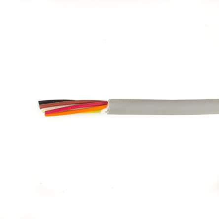 Alpha Wire 78042 ECO Multicore-Kabel, 2-adrig X 0,81 Mm² Grau, 1000ft, 20