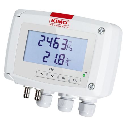KIMO CP212 Differenz Drucksensor -1000Pa Bis 1000Pa, Analog