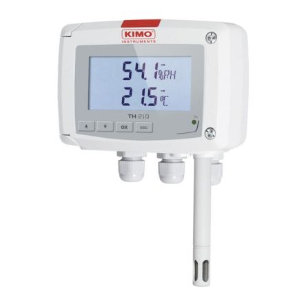 KIMO TH210 Hygrometer, Typ Thermohygrometer, Absolut +100°C / 100%RH, ±0,25 °C 0.1°C