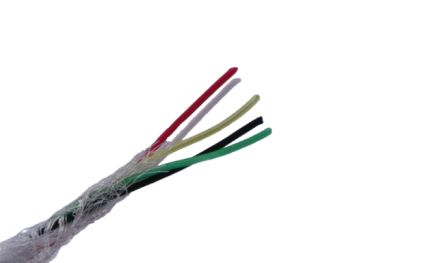 MICROWIRES Kabel 0,13 Mm2 Verdrillt Grau