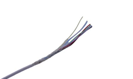 MICROWIRES Netzkabel, 7-adrig Typ Geschirmt Weiß X 0,13 Mm2, 50m, 600 V, Perfluoroalkoxy (PFA)