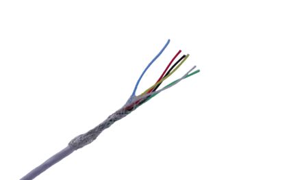 MICROWIRES Netzkabel, 6-adrig Typ Geschirmt Weiß X 0,08 Mm2, 50m, 600 V, Perfluoroalkoxy (PFA)