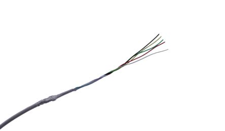MICROWIRES Netzkabel, 5-adrig Typ Geschirmt Weiß X 0,13 Mm2, 50m, 600 V, Thermoplastische Elastomere TPE