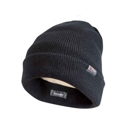 U Group Beanie Aus 100% Acryl, Schwarz