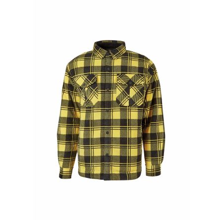 U Group Exciting Yellow 100% Polyester Men's Fleece Jacket XXXXL