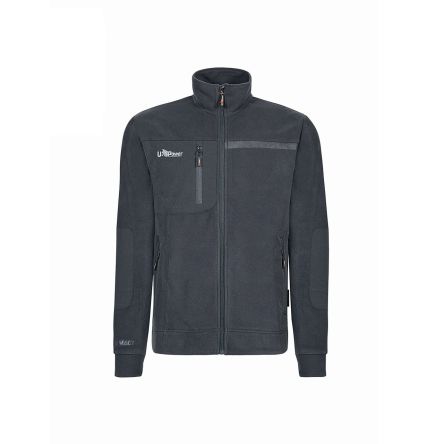 U Group FUTURE Grey 100% Polyester Men's Fleece Jacket M