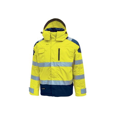 U Group Hi - Light Unisex Jacke, Wasserdicht Gelb, Größe XXL