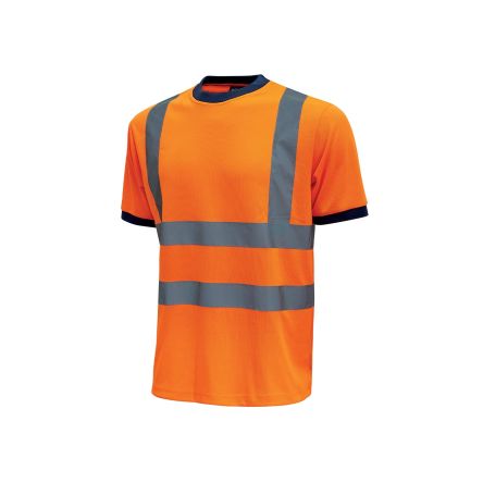 U Group Warnschutz T-Shirt Kurz Gelb Fluoreszierend Unisex Größe 4XL Hi - Light
