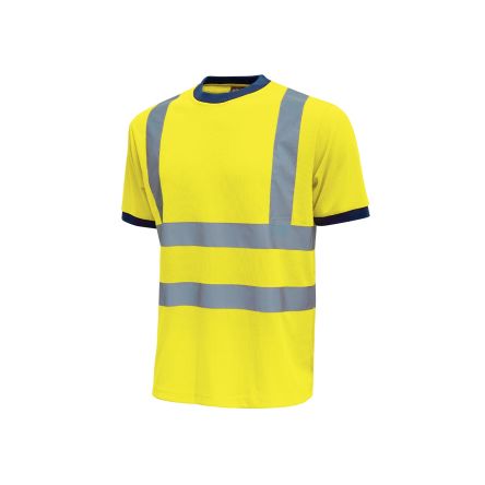 U Group Warnschutz T-Shirt Kurz Gelb Fluoreszierend Unisex Größe 2XL Hi - Light